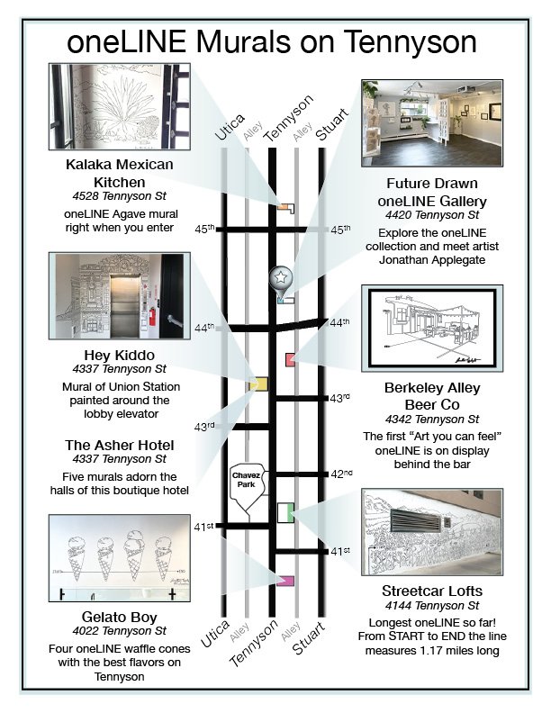 oneLINE Mural Tour Home Page — Experience the oneLINE Gallery